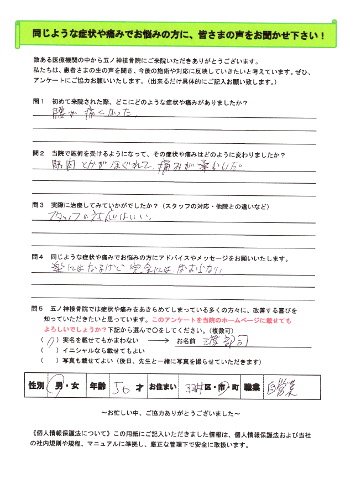 渡部 司さん　男性　50歳　お住まい：羽村市　自営業