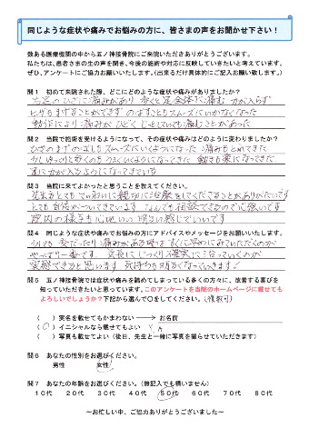 Y．Aさんアンケート